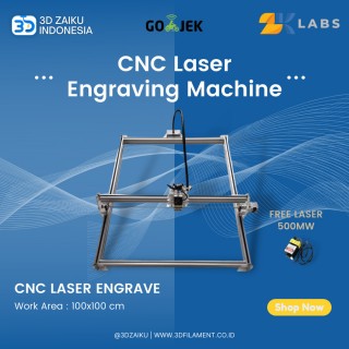 Zaiku XL CNC Laser Engraving Machine 1x1 Meter - 40W Laser